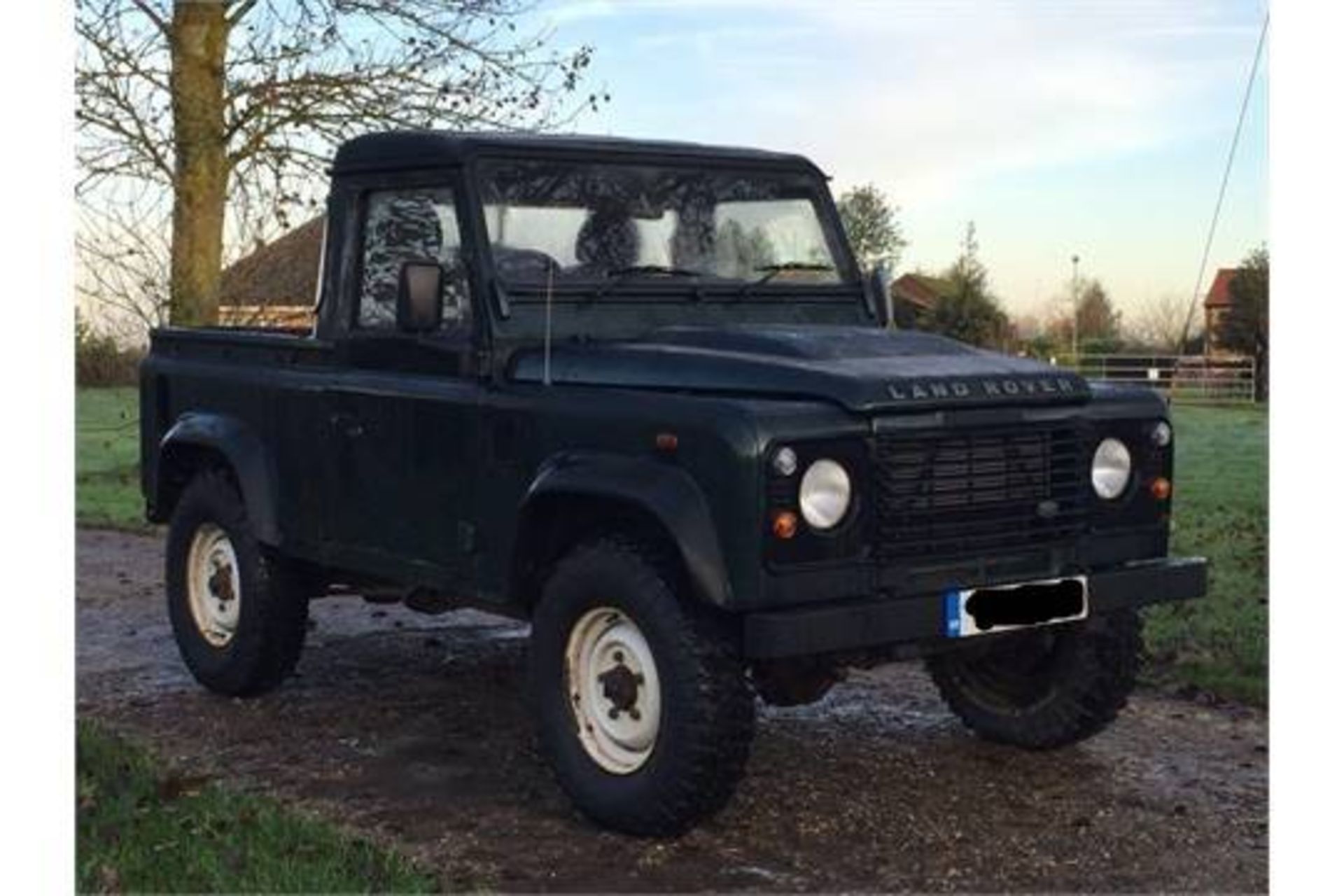 2010/10 REG LAND ROVER DEFENDER 90 PICK UP 2.4 TDCI ONE OWNER