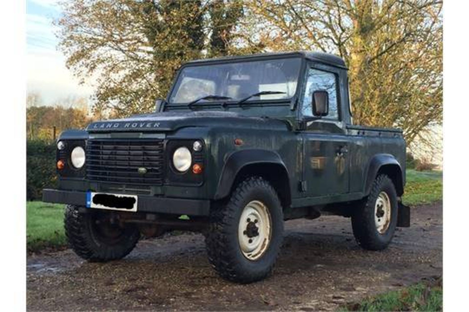 2010/10 REG LAND ROVER DEFENDER 90 PICK UP 2.4 TDCI ONE OWNER - Image 3 of 9