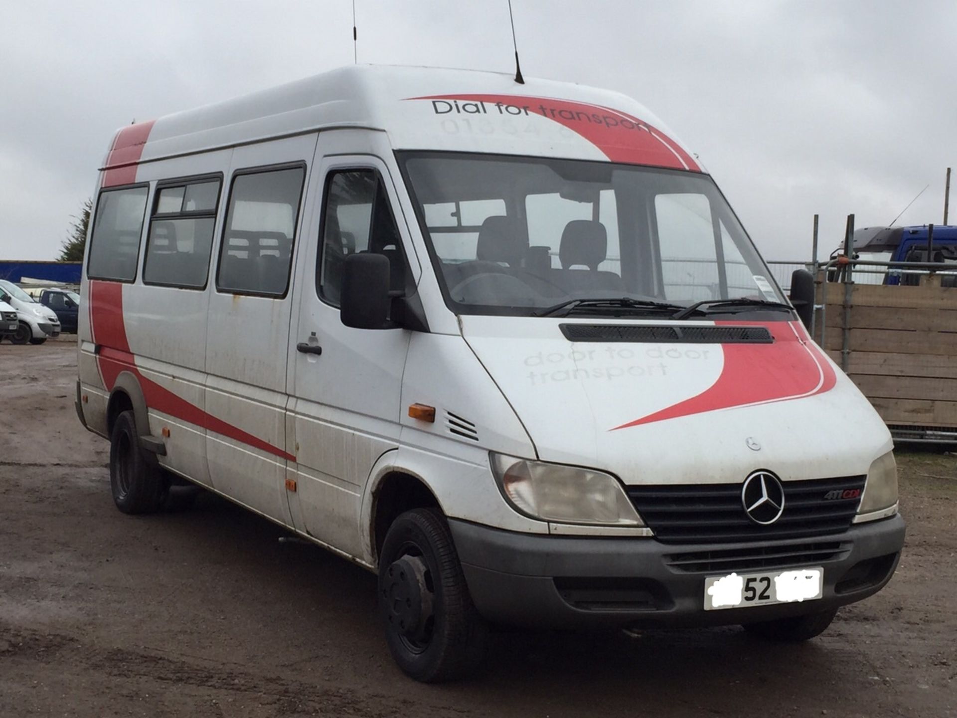 2002/52 REG MERCEDES 411 CDI LWB HI-ROOF COMMUNITY BUS DIRECT AIR CONDITIONING *PLUS VAT*