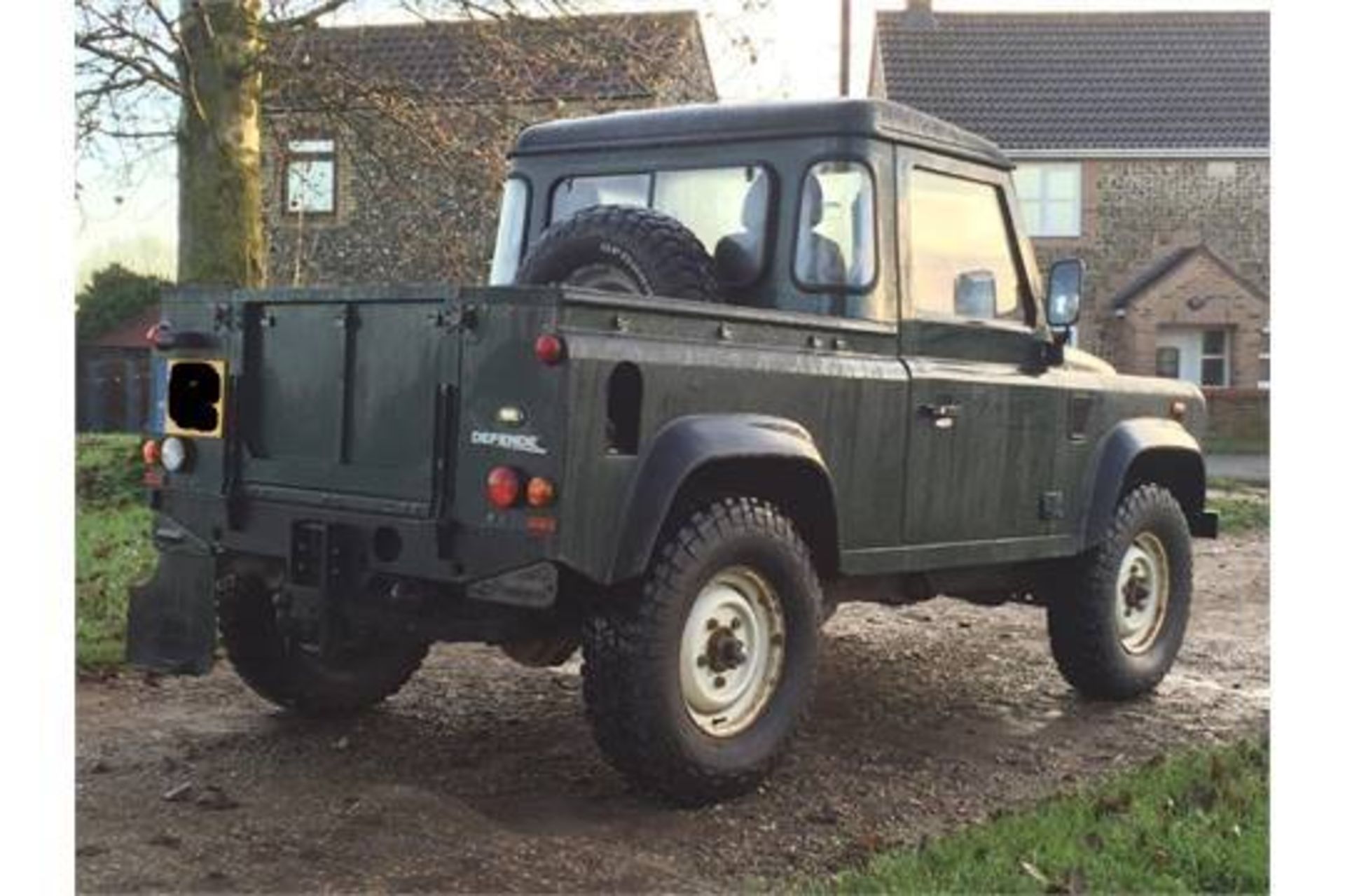 2010/10 REG LAND ROVER DEFENDER 90 PICK UP 2.4 TDCI ONE OWNER - Image 4 of 9