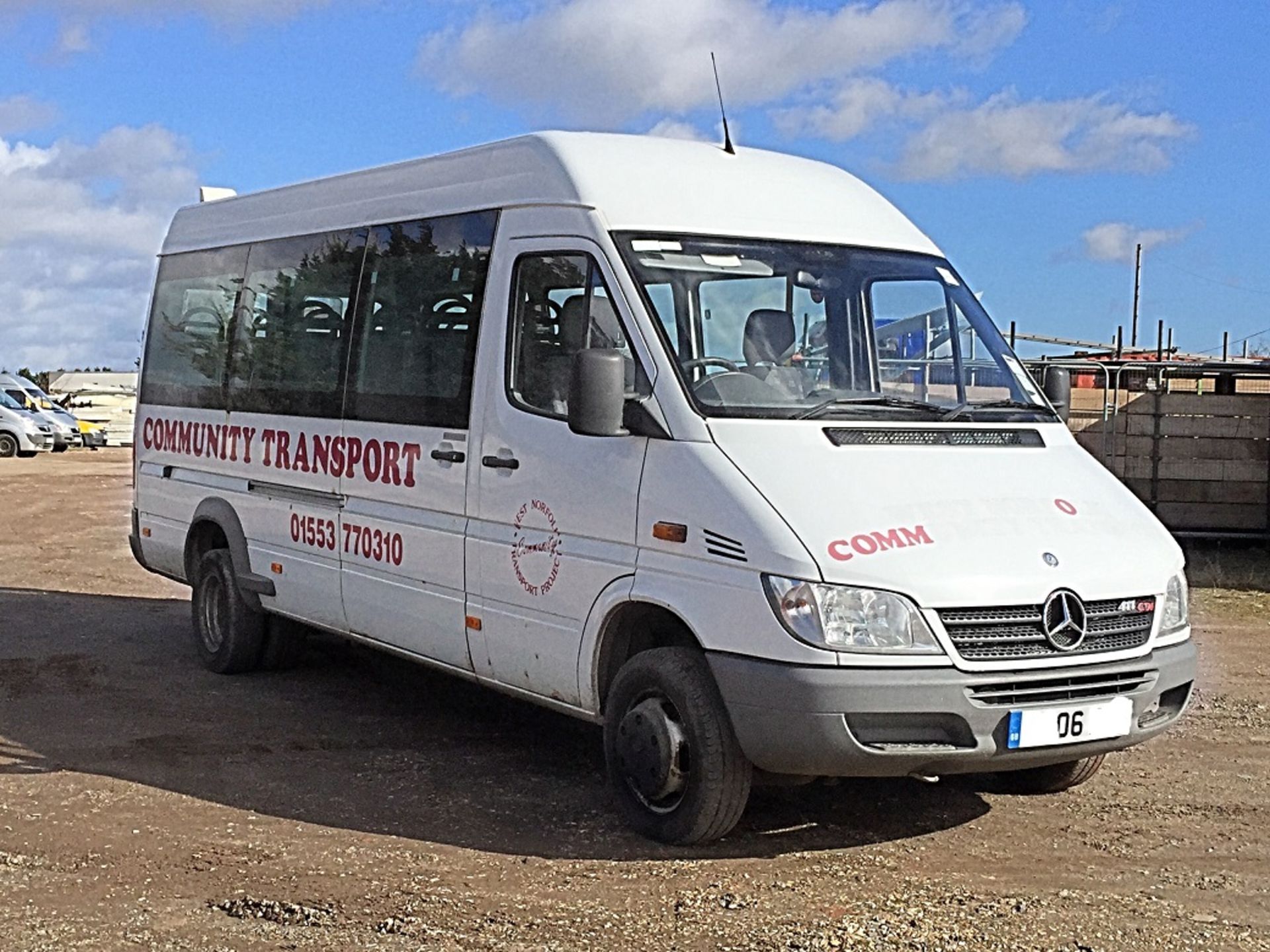 2006/06 REG MERCEDES SPRINTER 411 CDI LWB 16 SEATER MINI-BUS HI-ROOF *NO VAT*