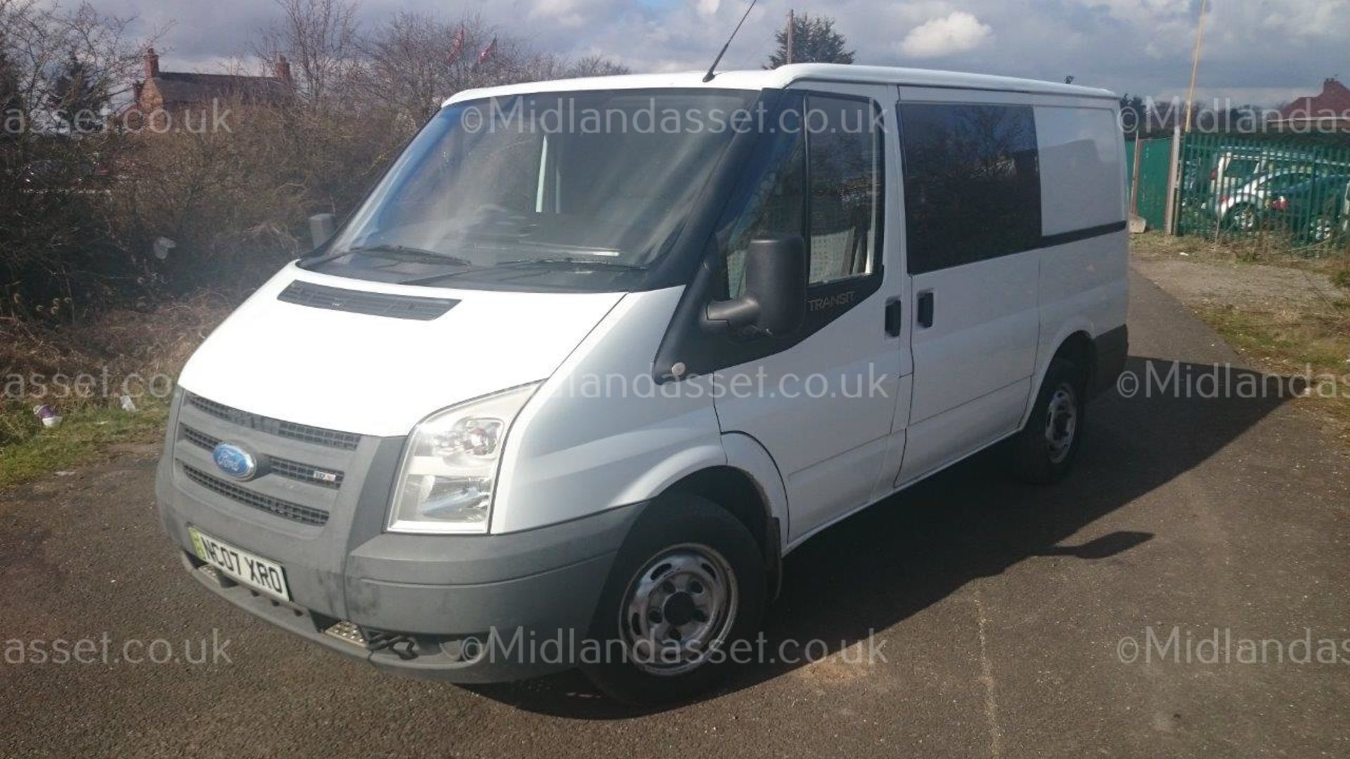 2007/07 REG FORD TRANSIT 85 280S D/C FWD PANEL VAN *NO VAT* - Image 2 of 11