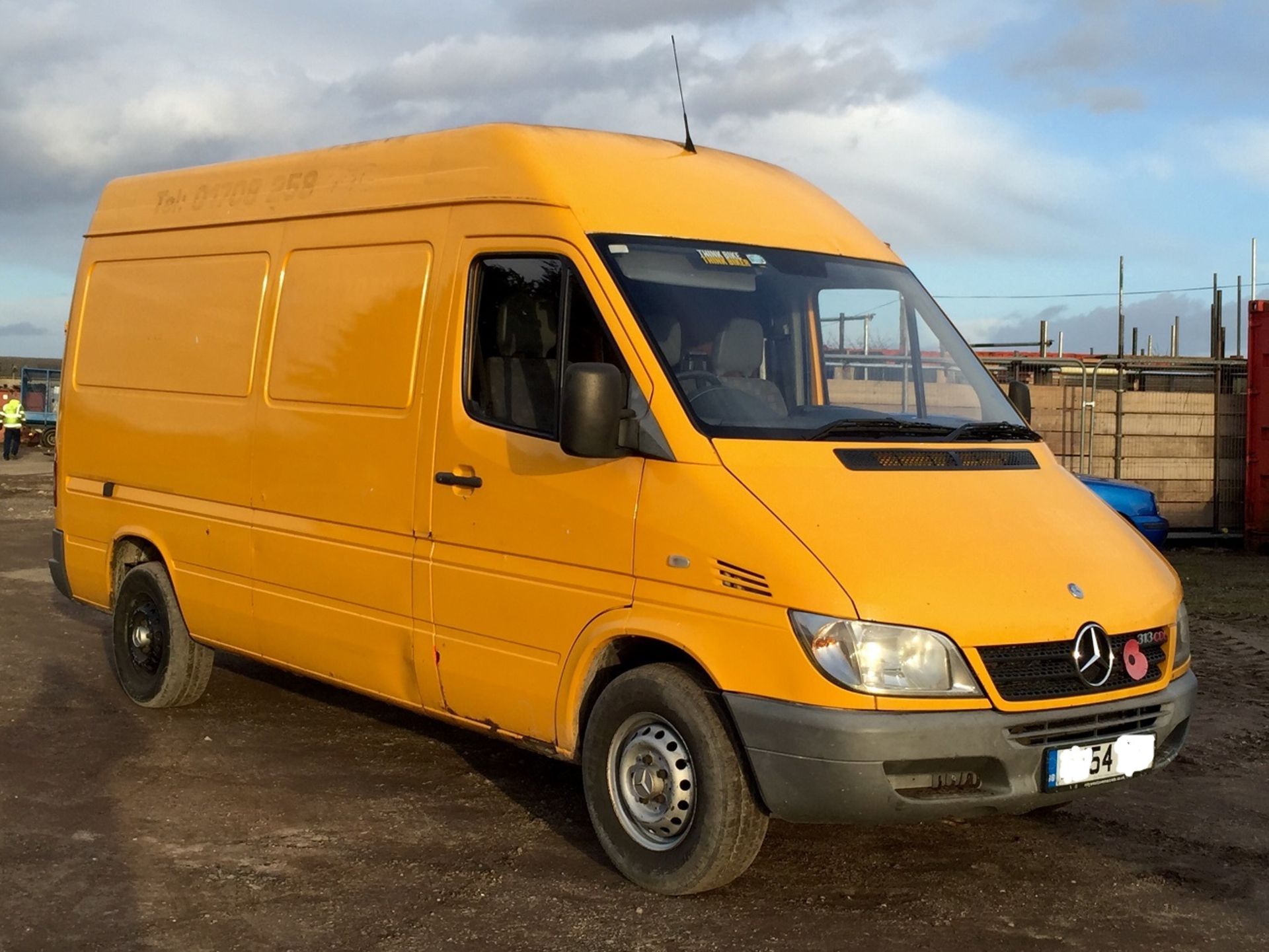 2004/54 REG MERCEDES SPRINTER 313 CDI MWB HI-ROOF *PLUS VAT*