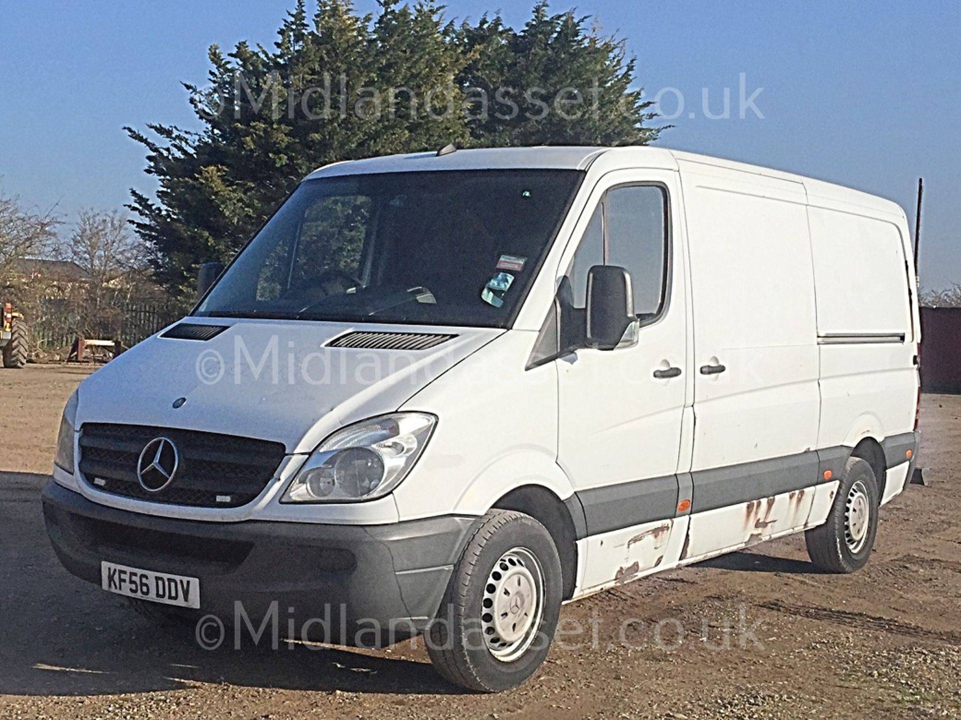 2006/56 REG MERCEDES SPRINTER CDI MWB - 6 SEATER CREW VAN 3500KG GROSS WEIGHT *PLUS VAT* - Image 2 of 11