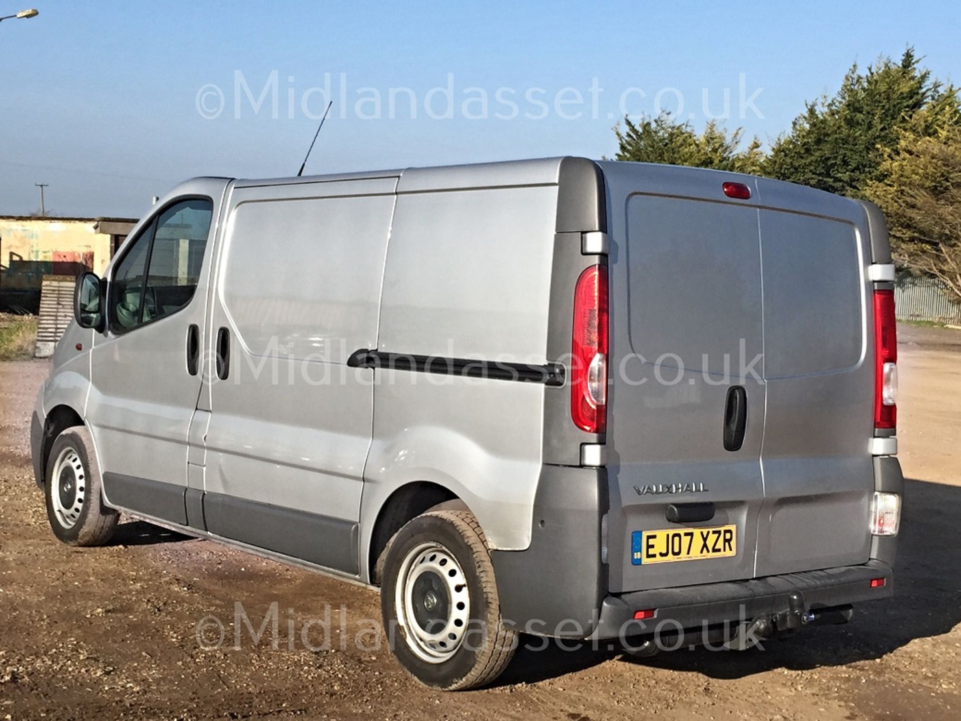 2007/07 REG VAUXHALL VIVARO 2700 CDTI SWB 2770KG GROSS WEIGHT SILVER *PLUS VAT* - Image 3 of 11