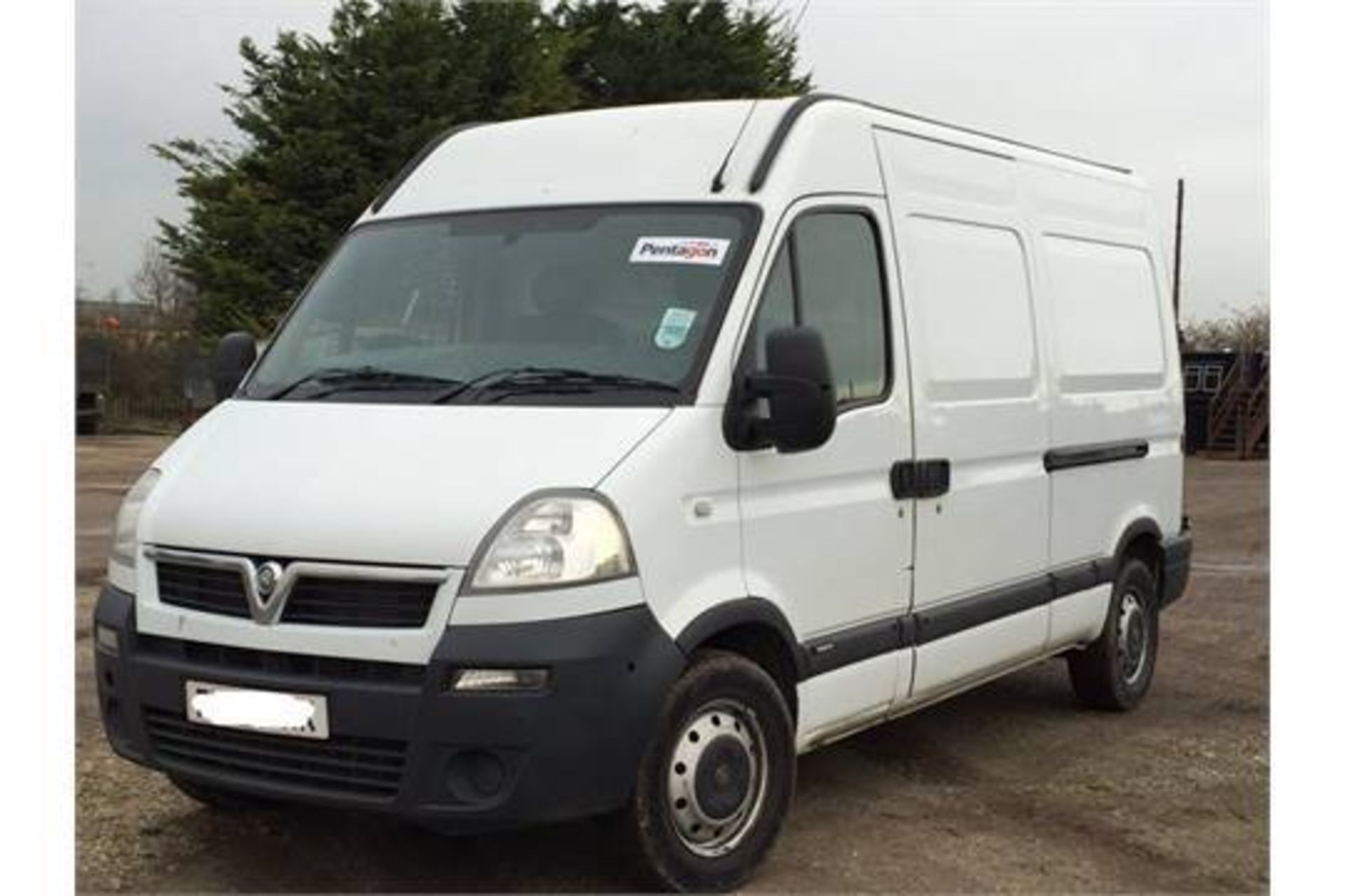 2008/57 REG VAUXHALL MOVANO 3500 CDTI MWB HI-ROOF PANEL VAN ONE OWNER SERVICE HISTORY 12 MONTHS MOT - Image 2 of 10