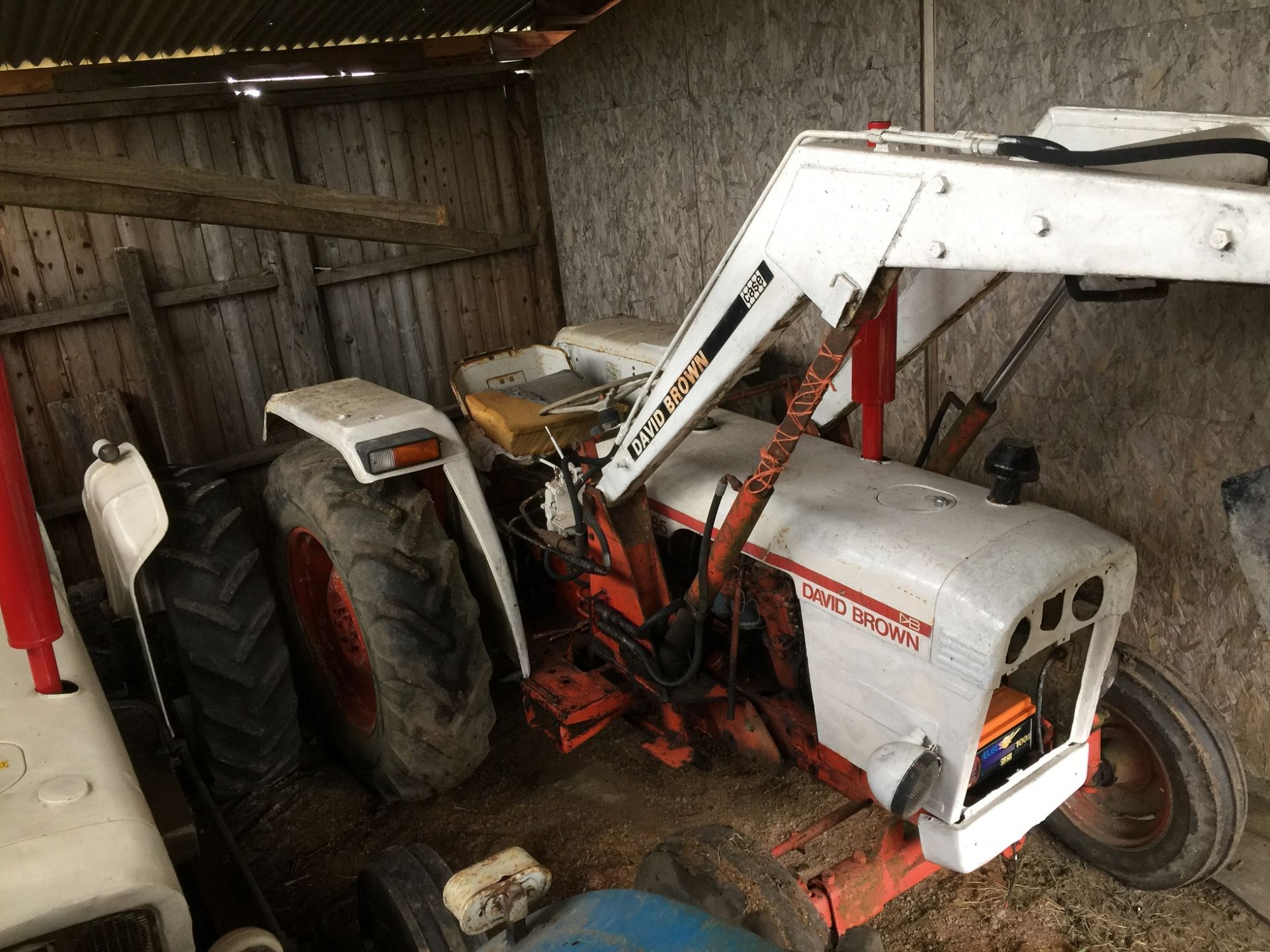 David Brown 885 tractor c/w front loader