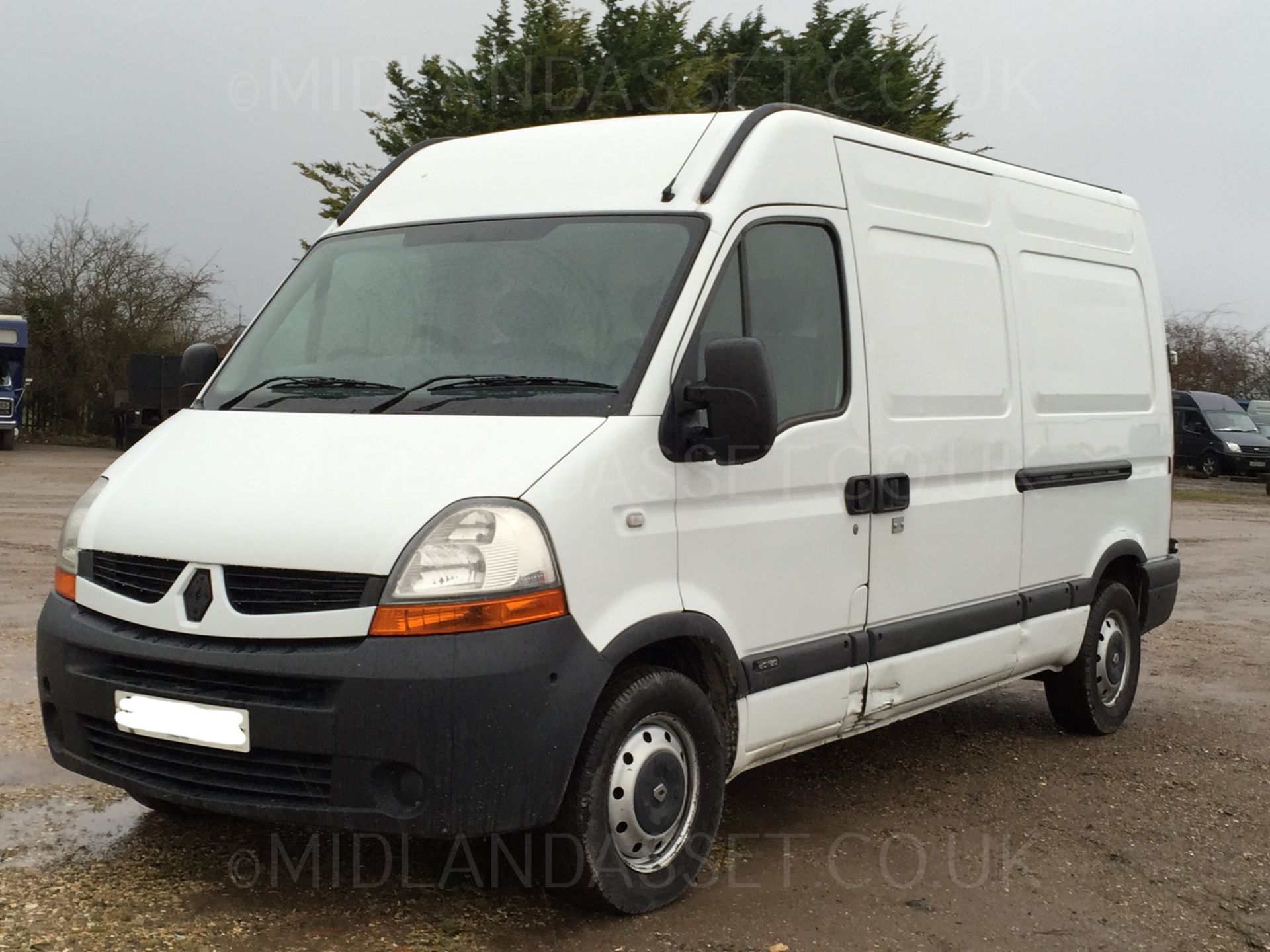 2008/08 REG RENAULT MASTER MM35 DCI 120 MWB HI-ROOF - Image 2 of 9