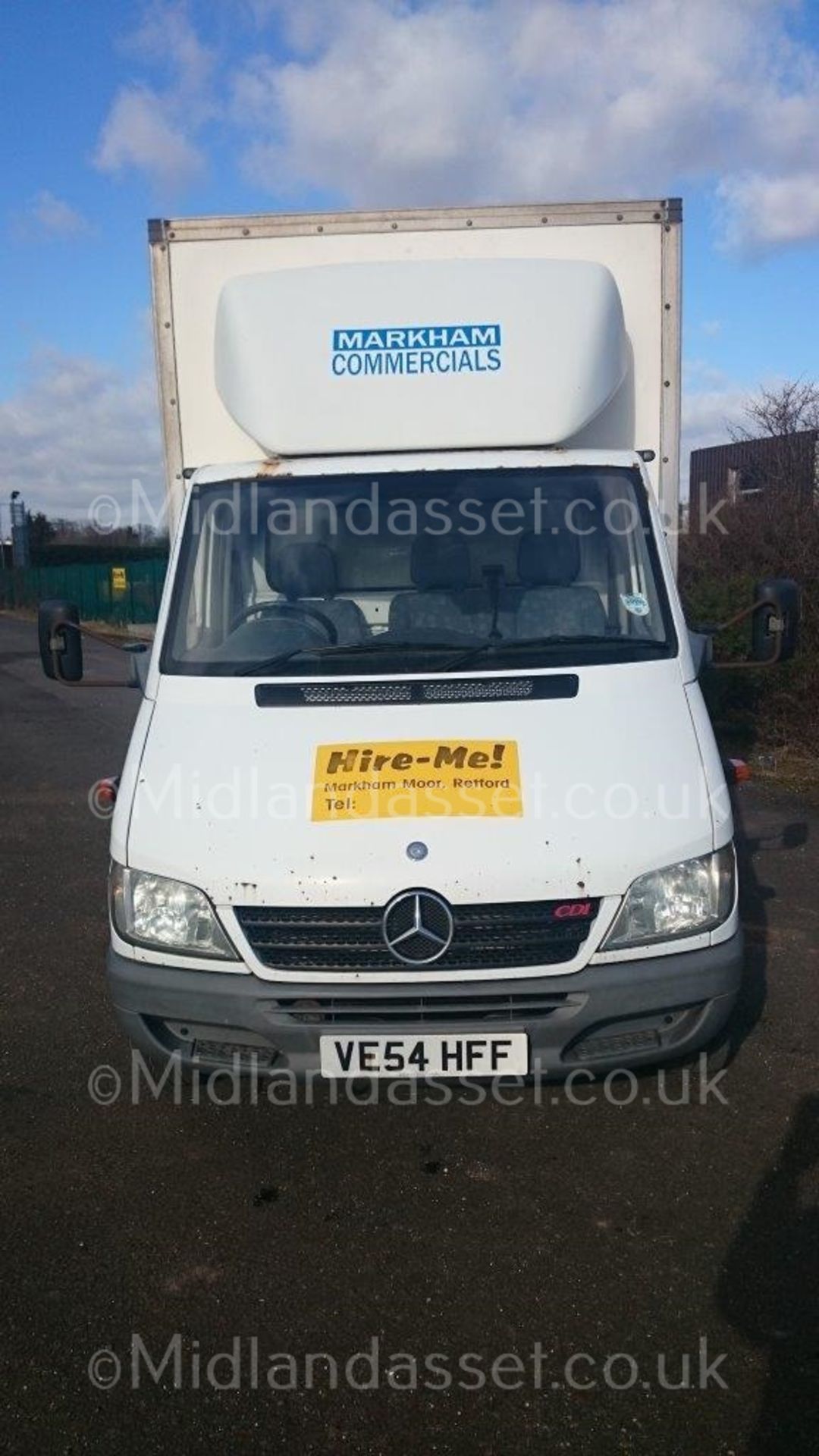 2004/54 REG MERCEDES 311 CDI LWB BOX VAN WITH TAIL LIFT - Image 12 of 15