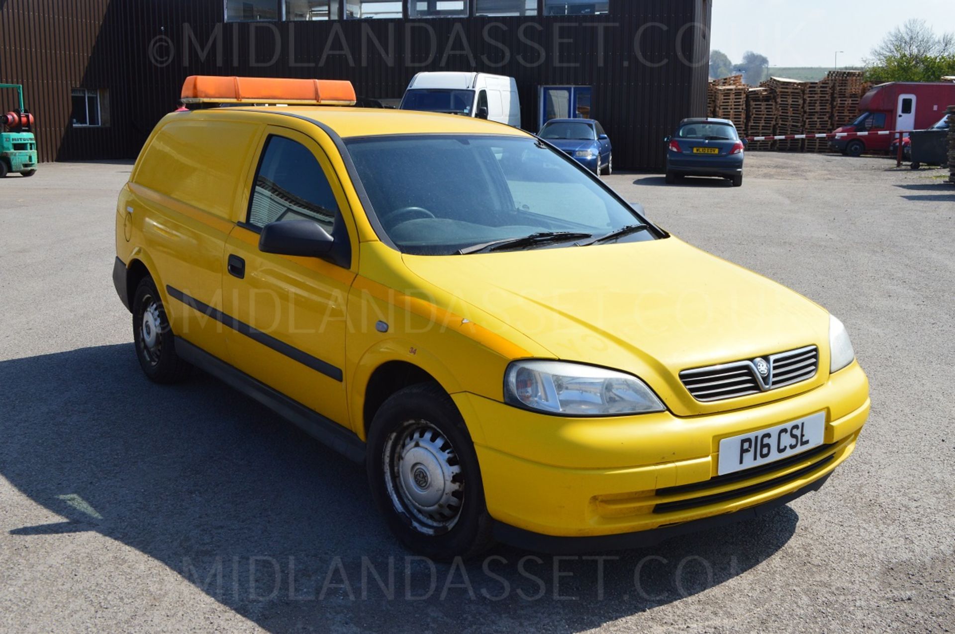 2003/03 REG VAUXHALL ASTRA ENVOY DTI CAR DERIVED VAN YELLOW *NO VAT*