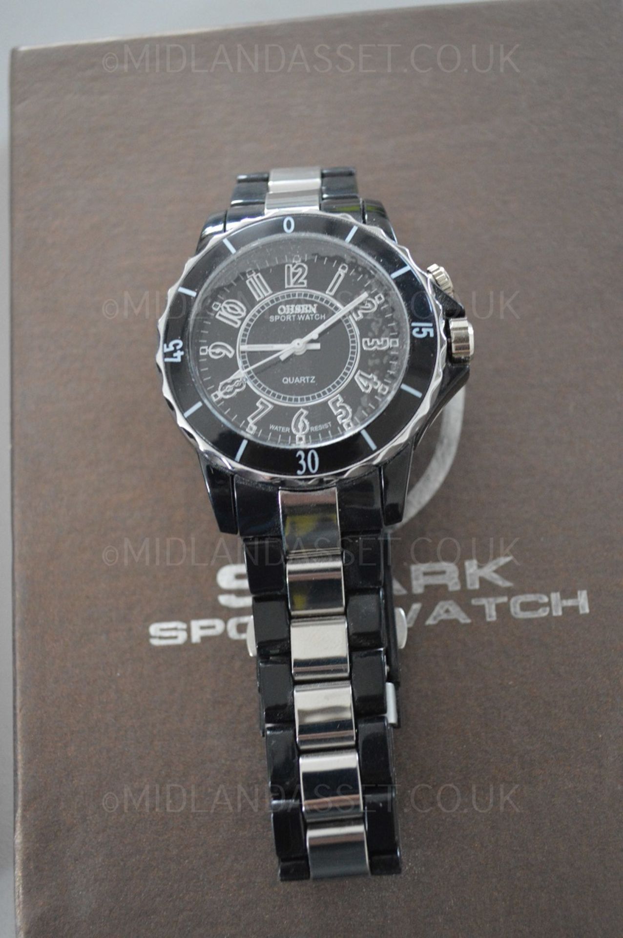 NEW MENS OHSEN SPORT WATCH INCLUDING BOX  40MM FACE - Image 3 of 4