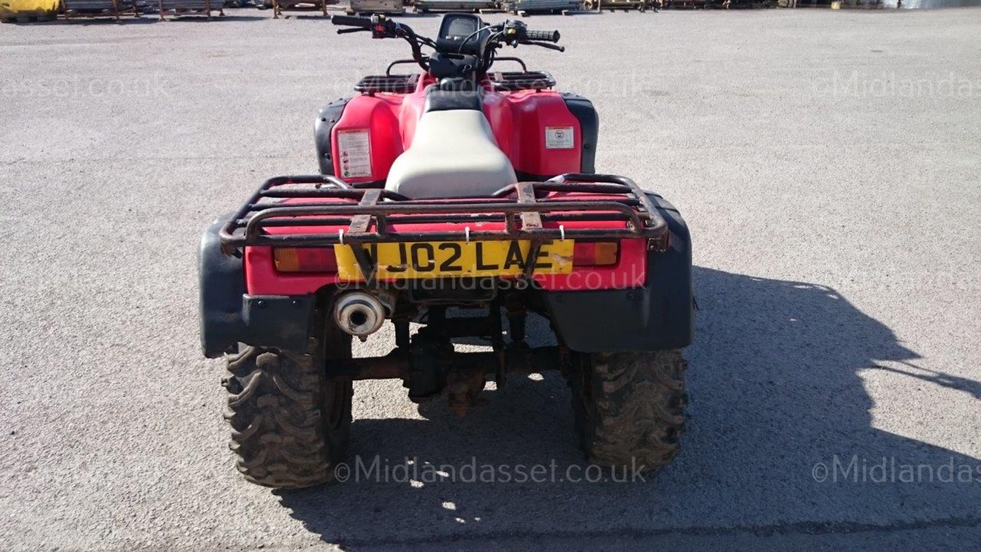 2002 HONDA 432cc QUADBIKE ROAD REGISTERED *NO VAT* - Image 5 of 11