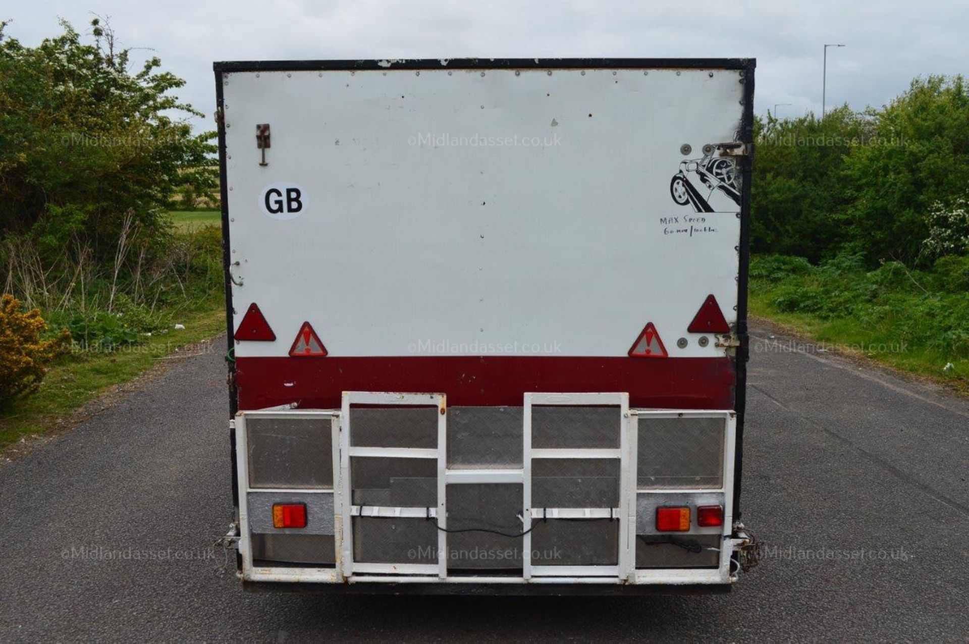 2 TONNE 2/3 AXLE 14 FOOT BOX TRAILER *NO VAT* - Image 7 of 12