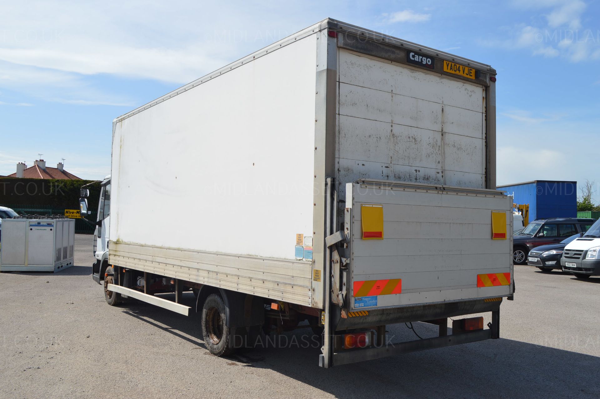 2004/04 REG IVECO EUROCARGO 75E17 BOX VAN WITH TAIL LIFT - Image 4 of 20
