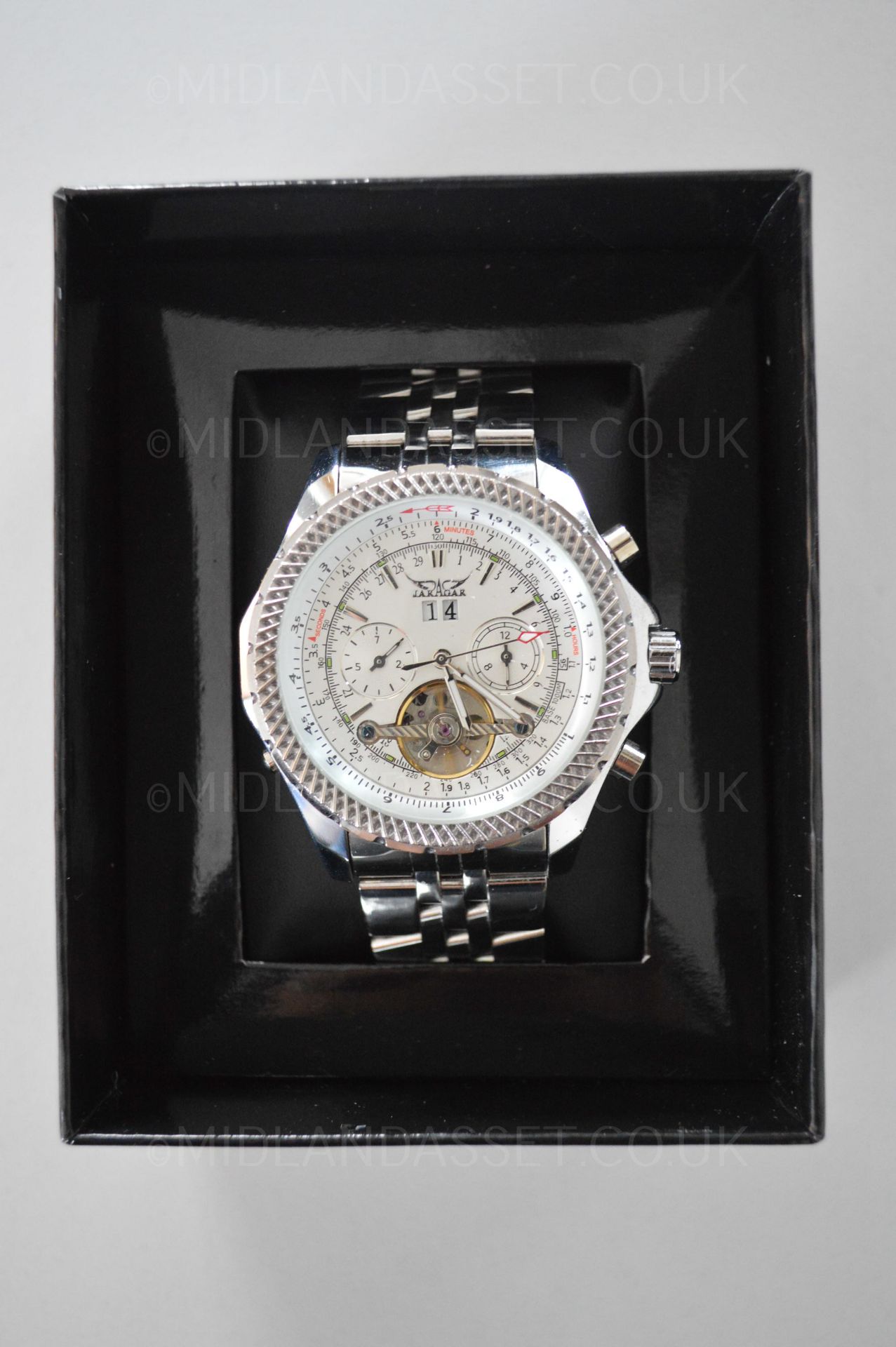 NEW MENS CHRONOGRAPH WATCH 50MM FACE - BIG WATCH