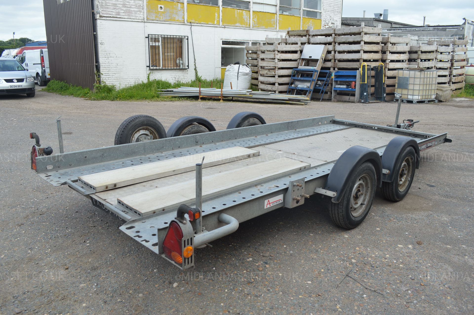 2005 TWIN AXLE 16 FT BRIAN JAMES TRAILER *NO VAT* - Image 8 of 9