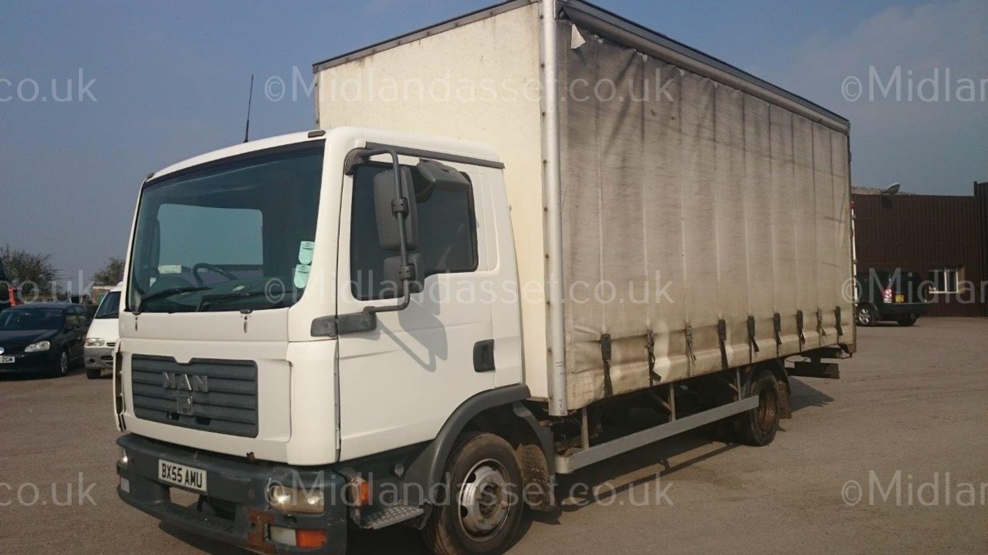 2005/55 REG MAN TGL 7.5 TONNE CURTAIN SIDE LORRY - Image 2 of 16