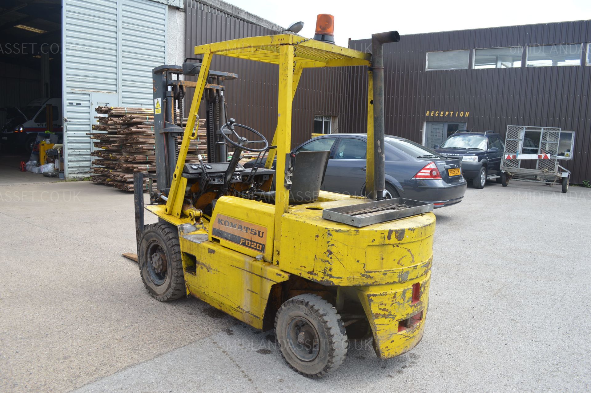 KOMATSU FD20 FORKLIFT DIESEL *NO VAT* - Image 4 of 12