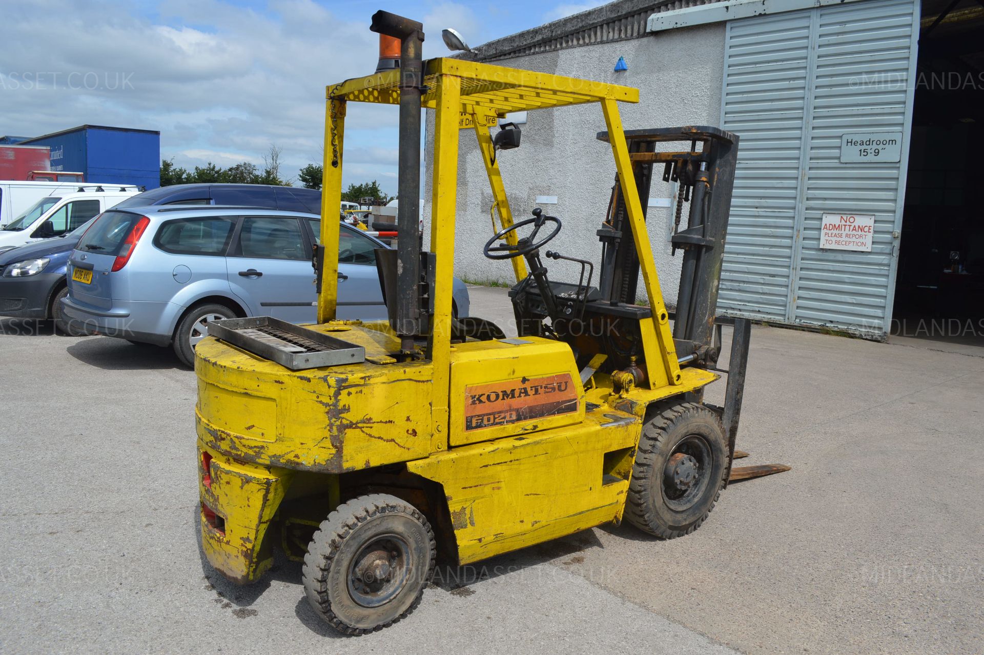 KOMATSU FD20 FORKLIFT DIESEL *NO VAT* - Image 3 of 12