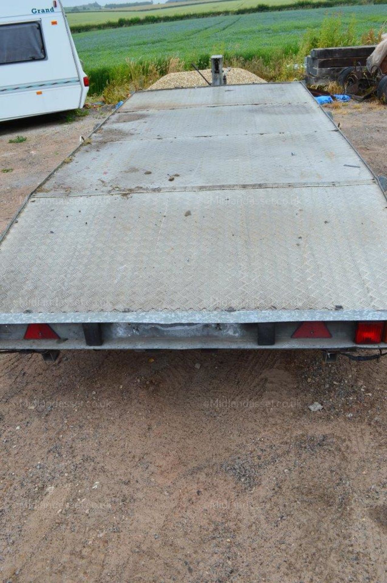 INDESPENSION TWIN AXLE TILT BED BEAVER TAIL TRAILER *NO VAT* - Image 6 of 13