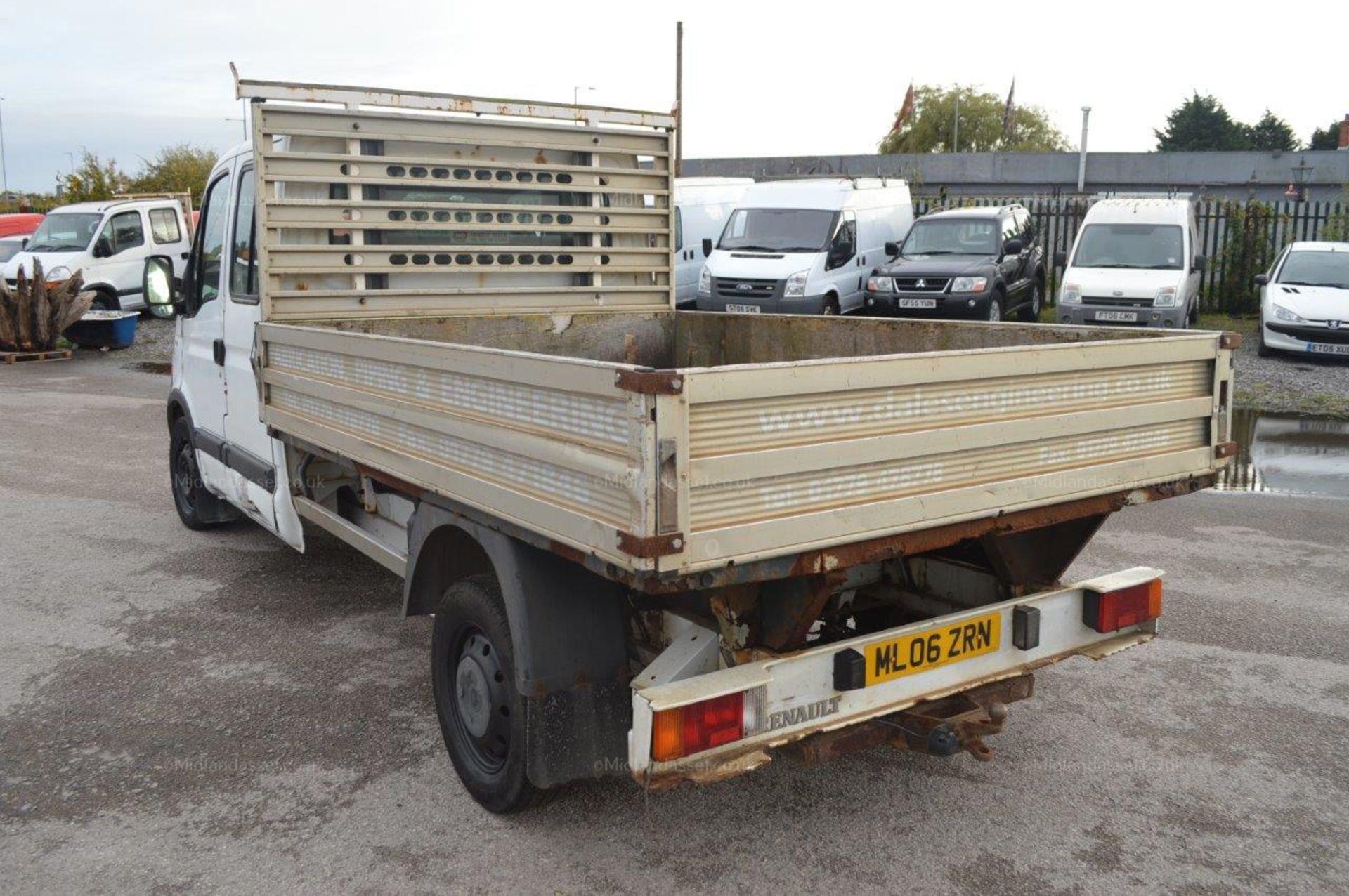 KB - 2006/06 REG RENAULT MASTER DCP LL35 DCI 100 LWB DROPSIDE LORRY ONE FORMER KEEPER - Image 3 of 15