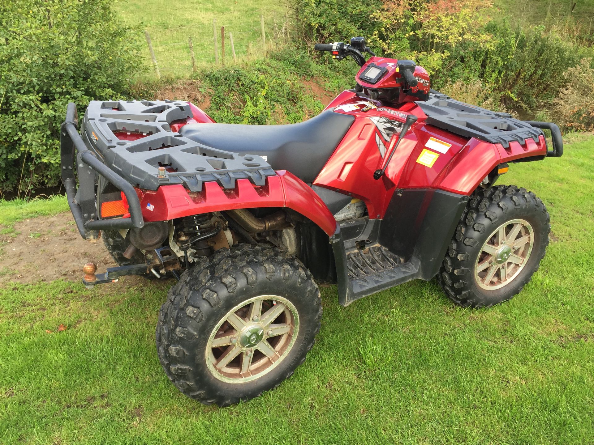 2010 POLARIS XP 850cc SPORTSMAN 4X4 IN RED METALLIC PAINT 291 MILES!! - Image 5 of 12