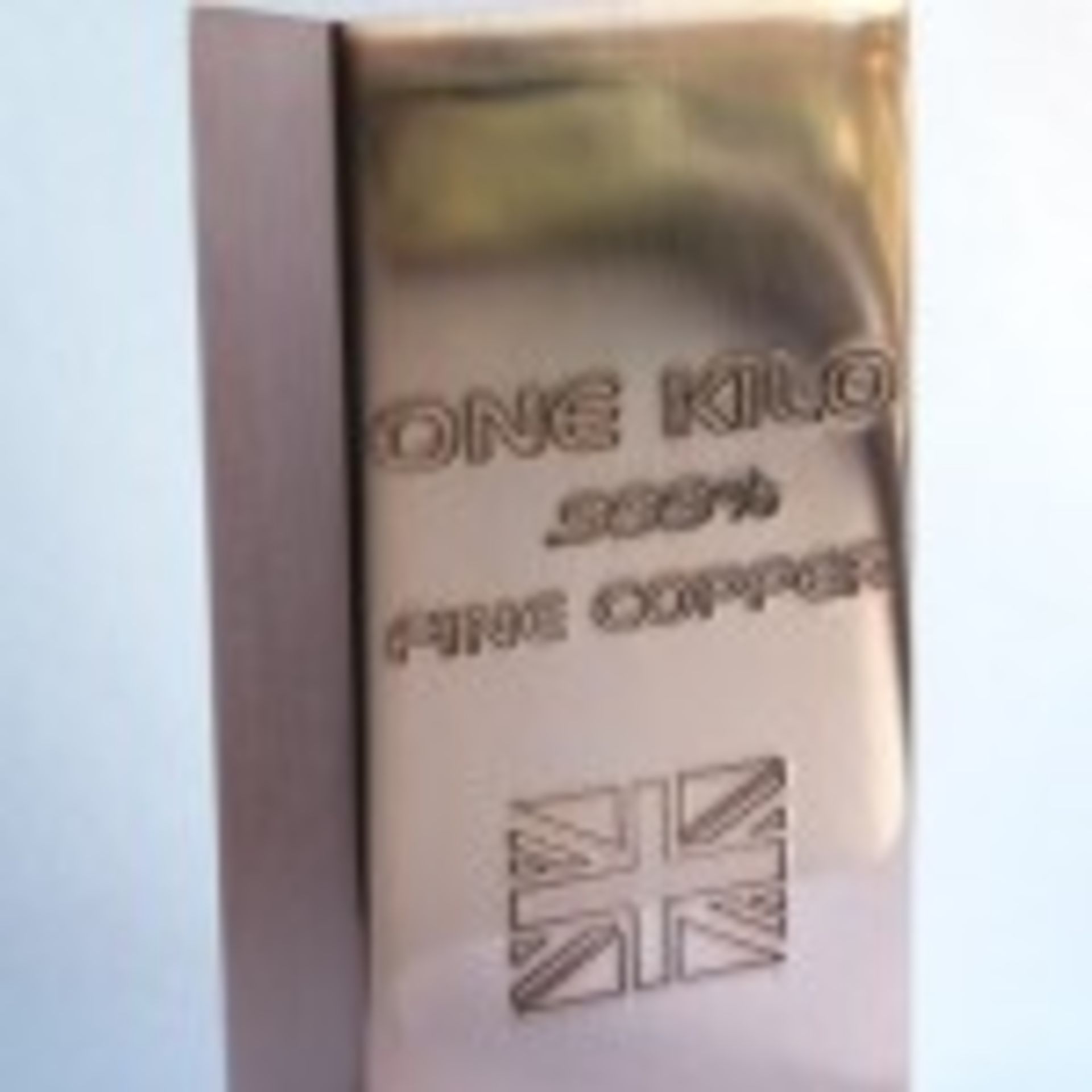 PURE COPPER BULLION 1 KG .999 = 99.9% PURITY. INVESTMENT