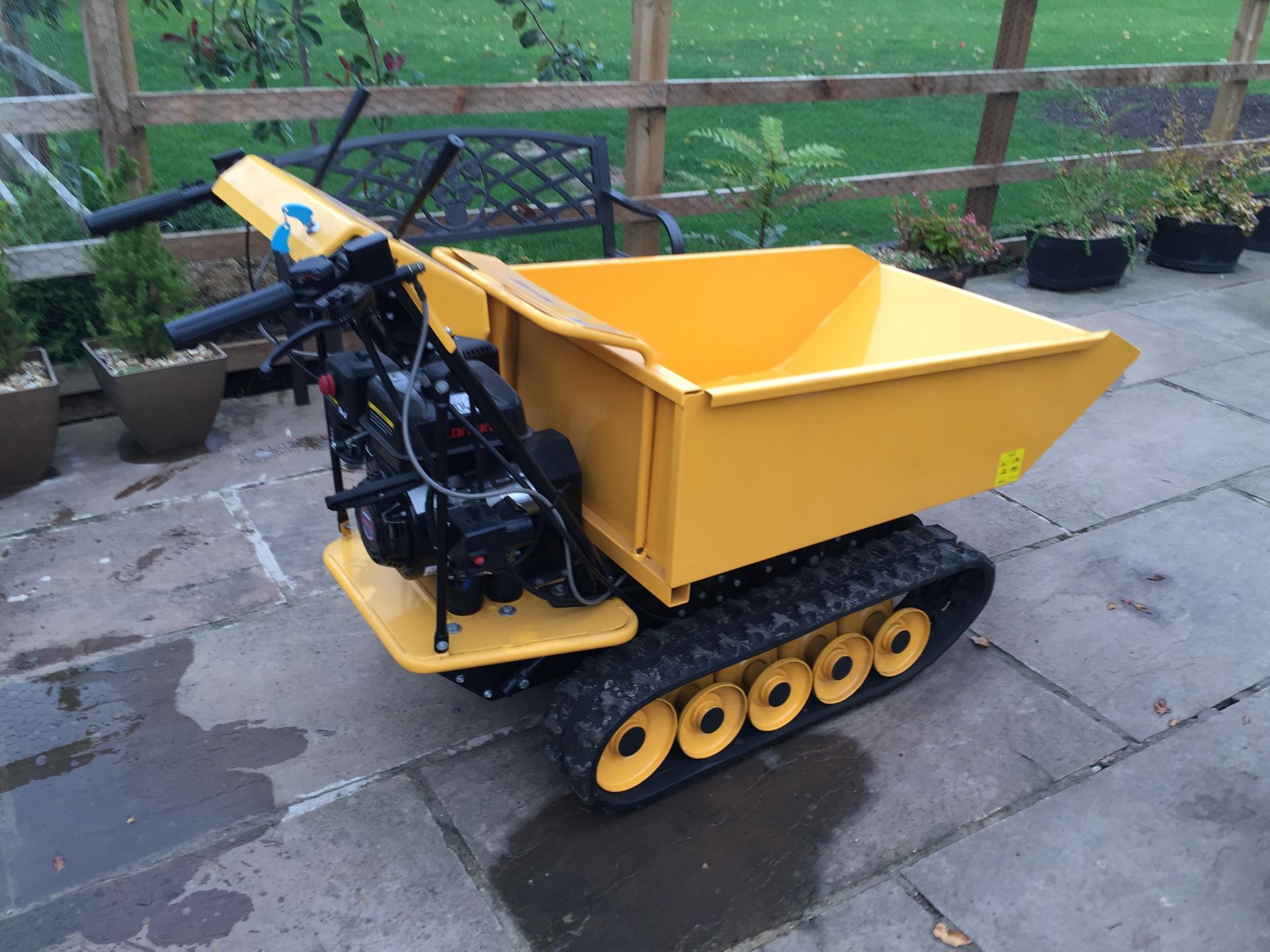 BRAND NEW PETROL TRACKED DUMP TRUCK TIPPER  - 6.5hp - Image 3 of 23