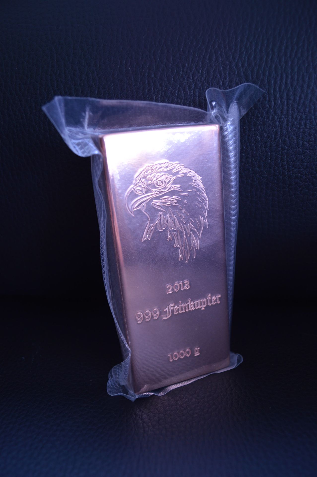 PURE COPPER BULLION .999 = 99.9% pure 1kg lots, INVESTMENT QUALITY