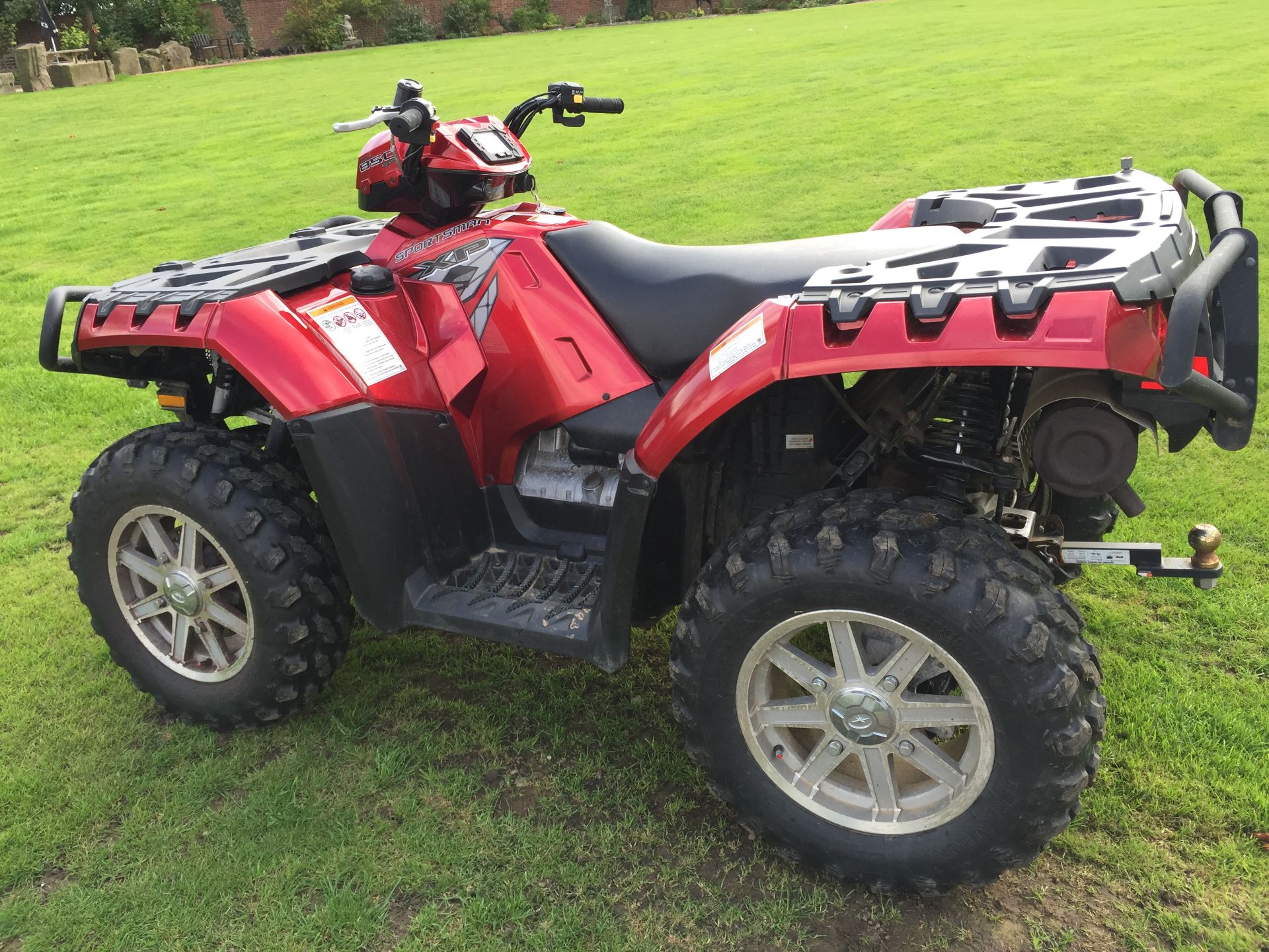 2010 POLARIS XP 850cc SPORTSMAN 4X4 IN RED METALLIC PAINT 291 MILES!! - Image 8 of 12