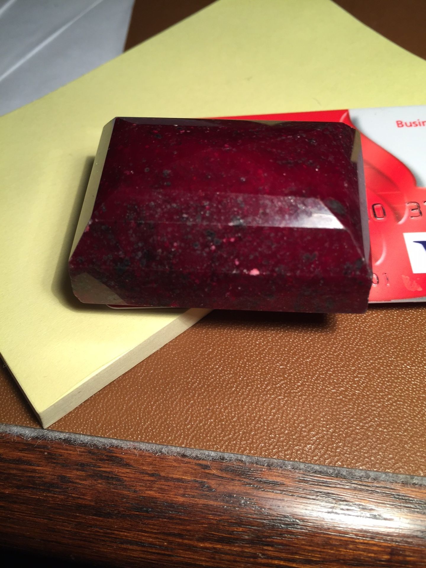 WOW!  RARE ‘MUSEUM SIZE’ GENUINE RUBY GEMSTONE - Image 3 of 11