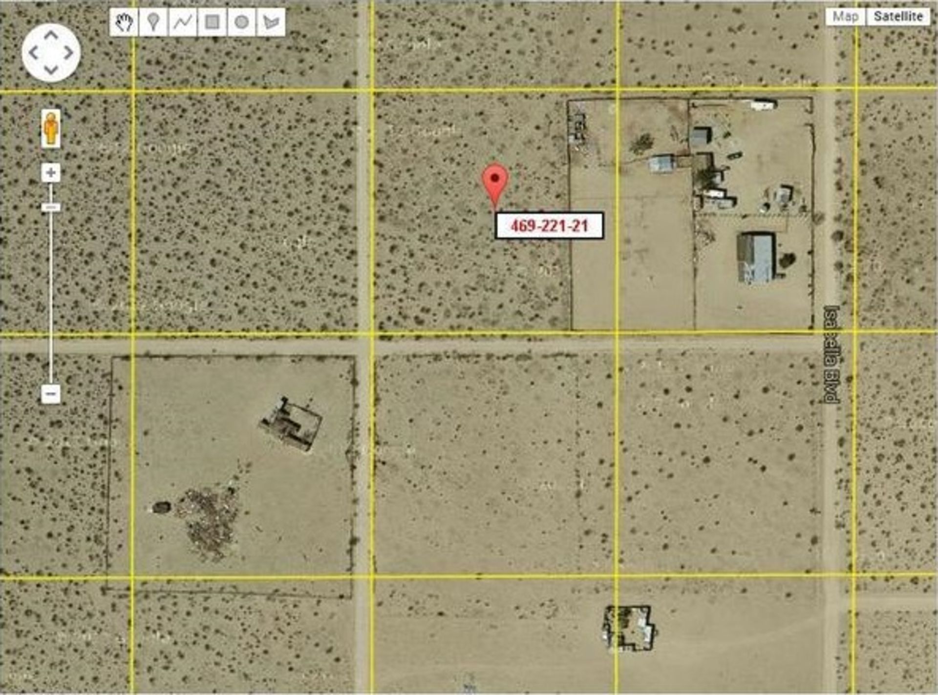 2.51 Acre Large Residential Lot in Mojave, California