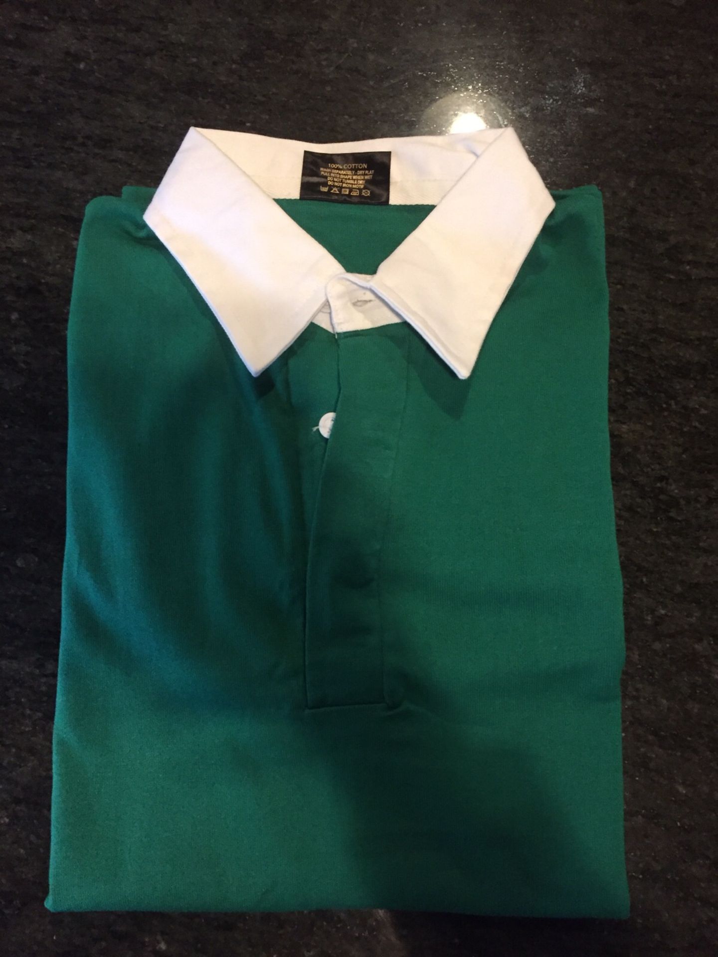 BRAND NEW! Job Lot of HIGH QUALITY 35 Mens Green Guinness Rugby Shirts Large £60 RESERVE