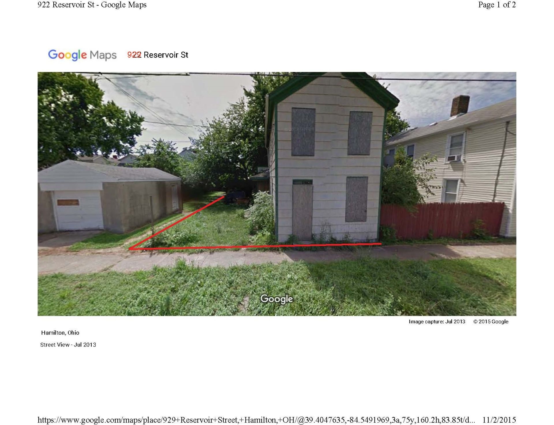 2 ADJOINING parcels of land in Hamilton, OHIO, USA - Image 4 of 6