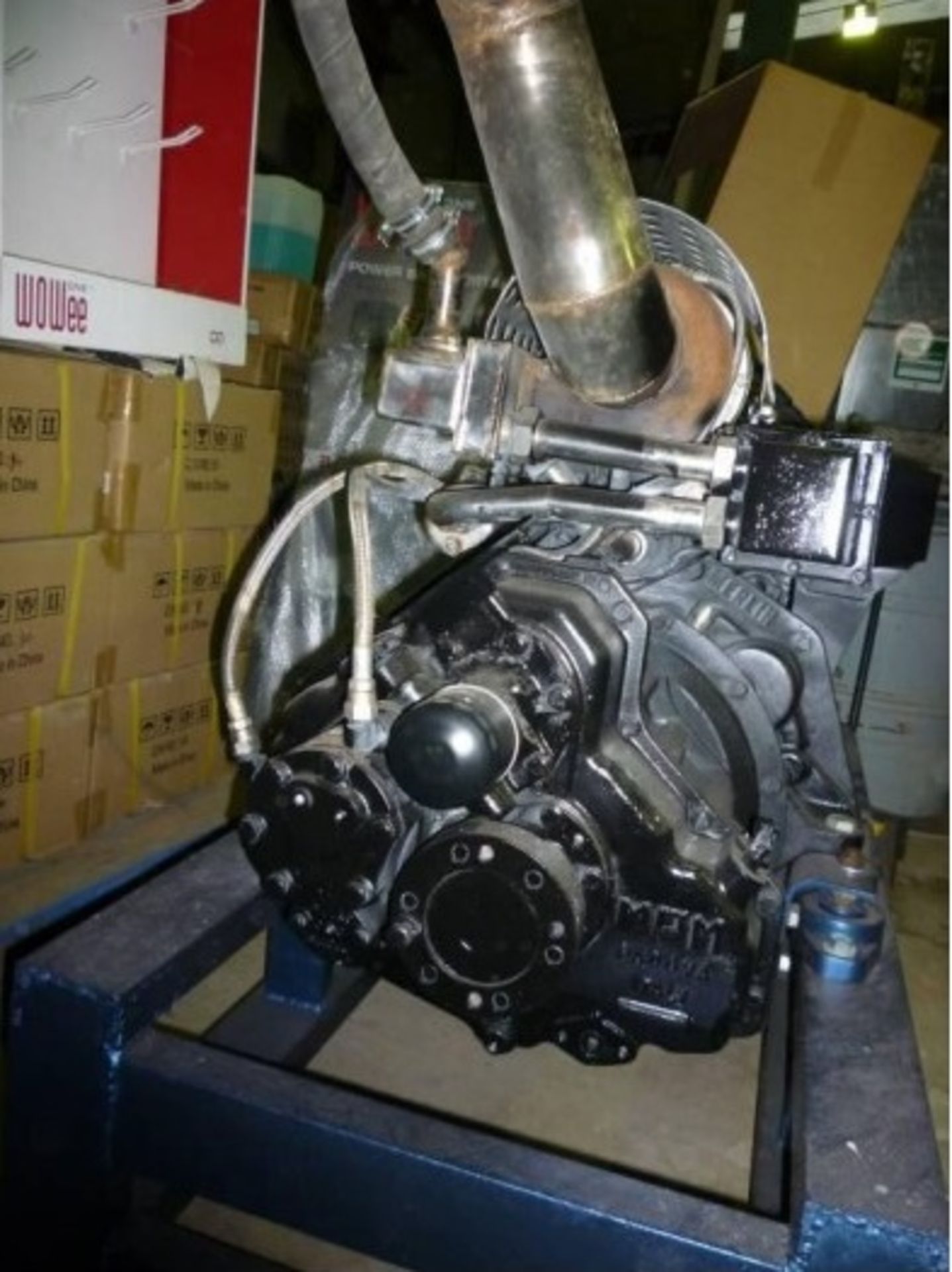 PAIR OF NEW MERLIN 7.8L 400 hp TURBO & INTERCOOLED MARINE DIESEL ENGINES - Image 4 of 9