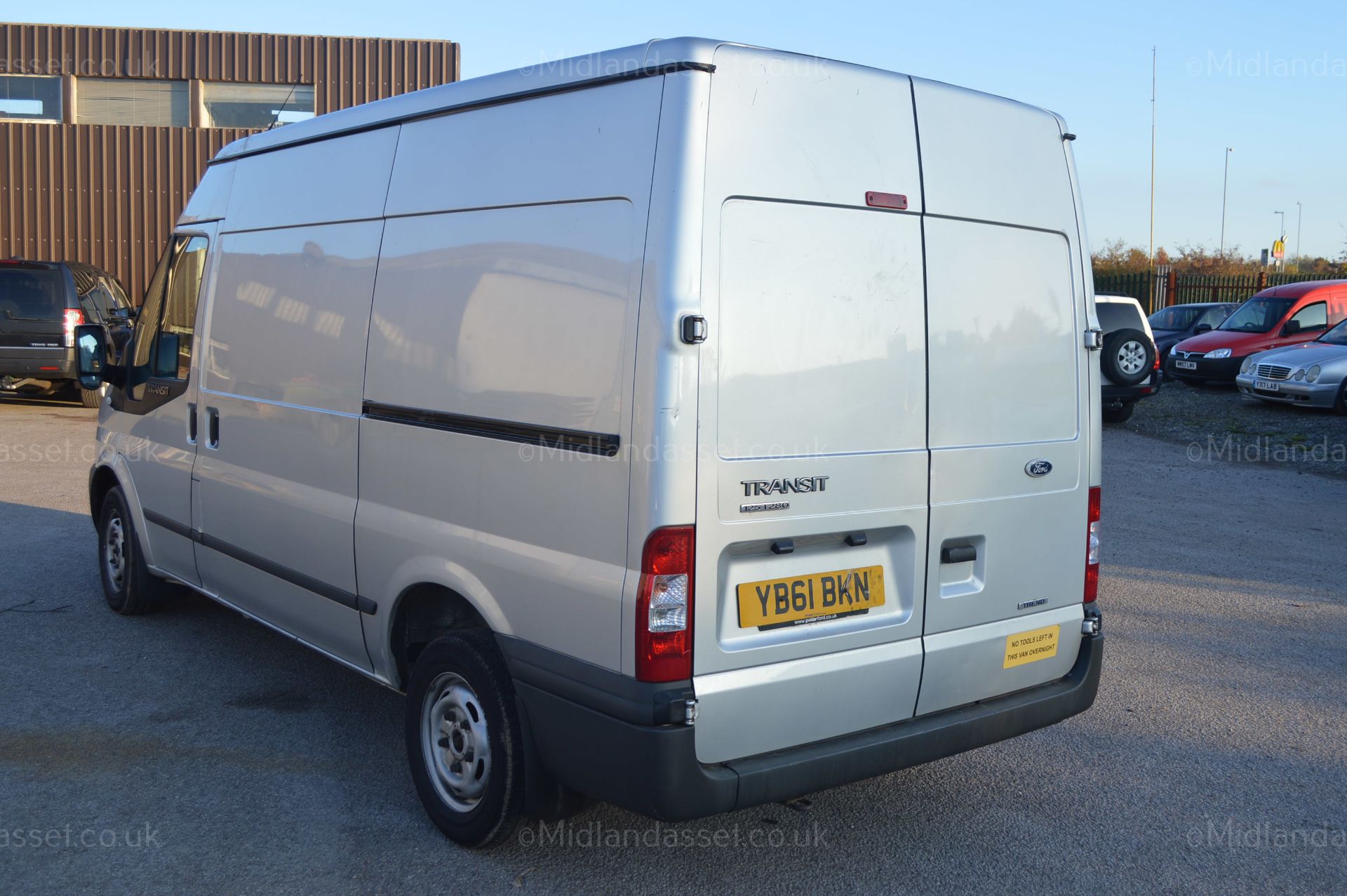 2012/61 REG FORD TRANSIT 125 T280 TREND FW SHOWING 1 PREVIOUS OWNER *NO VAT* - Image 3 of 19