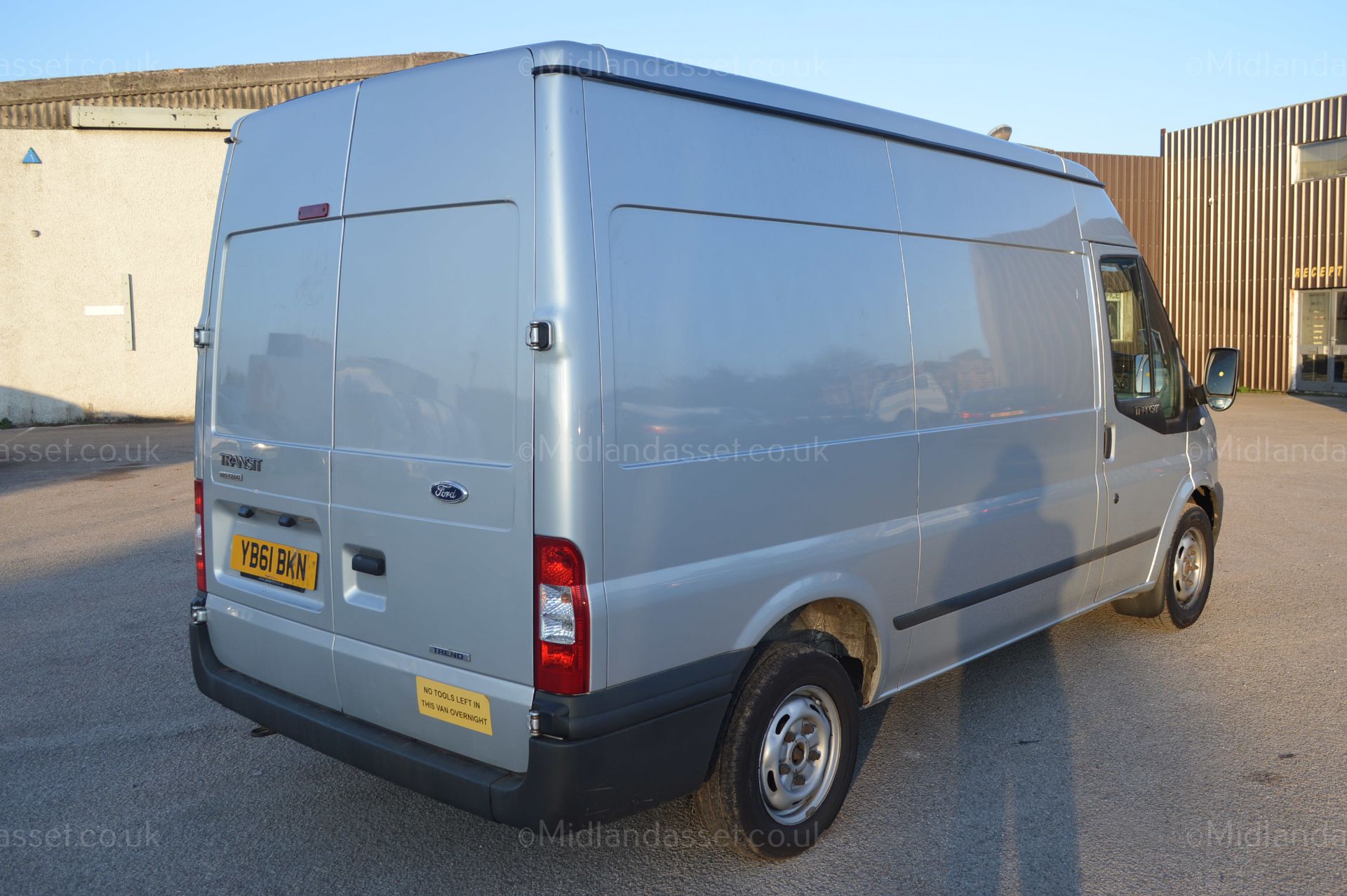 2012/61 REG FORD TRANSIT 125 T280 TREND FW SHOWING 1 PREVIOUS OWNER *NO VAT* - Image 4 of 19
