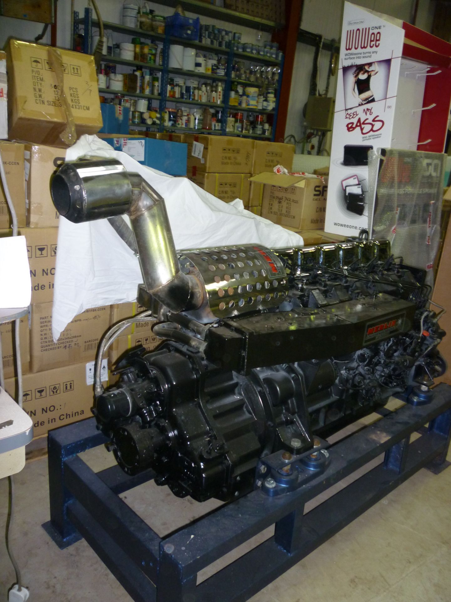 PAIR OF NEW MERLIN 7.8L 400 hp TURBO & INTERCOOLED MARINE DIESEL ENGINES