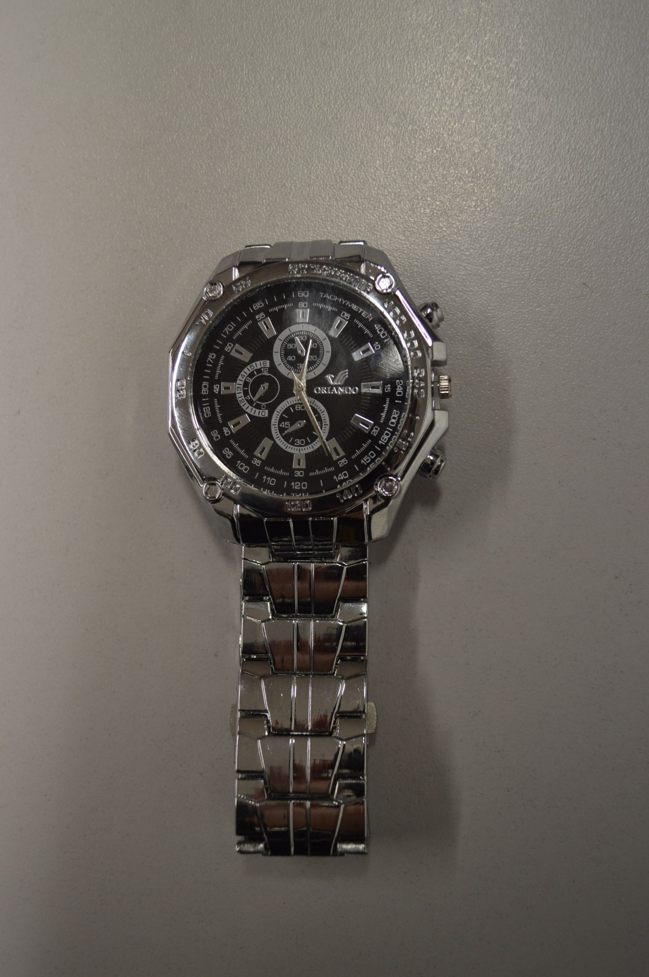 BRAND NEW ORLANDO QUARTZ WATCH WITH STAINLESS STEEL STRAP *NO VAT* - Image 4 of 4