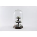 Les Jardins Fleuris' Collection. Acrylic globe with 25 thimbles. 1985.