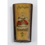 Rare enameled etui called a “savonnette”. The cover presents a gallant scene with two characters