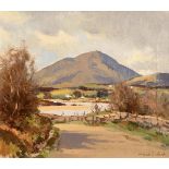 Maurice Canning Wilks ARHA RUA (1911-1984) Muckish Mountain, Creeslough, Co. Donegal oil on canvas