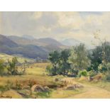 Frank McKelvey RHA RUA (1895-1974) In The Mournes oil on canvas signed lower left, signed & titled