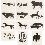 Louis Le Brocquy HRHA (1916-2012) Tain Portfolio (Set of 12) limited edition lithographs numbered