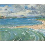 Mary Swanzy HRHA (1882-1978) Seascape oil on panel 31 x 38cm (12 x 15in) Mary Swanzy Studio Sale,