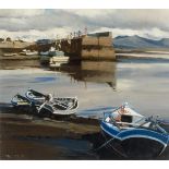 Cecil Maguire RHA RUA (b.1930) Low Water, Roundstone, Co. Galway (1987) oil on board signed lower