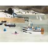 Mary Fedden RA (1915-2012) British Baltimore, West Cork (2001) watercolour signed lower right &