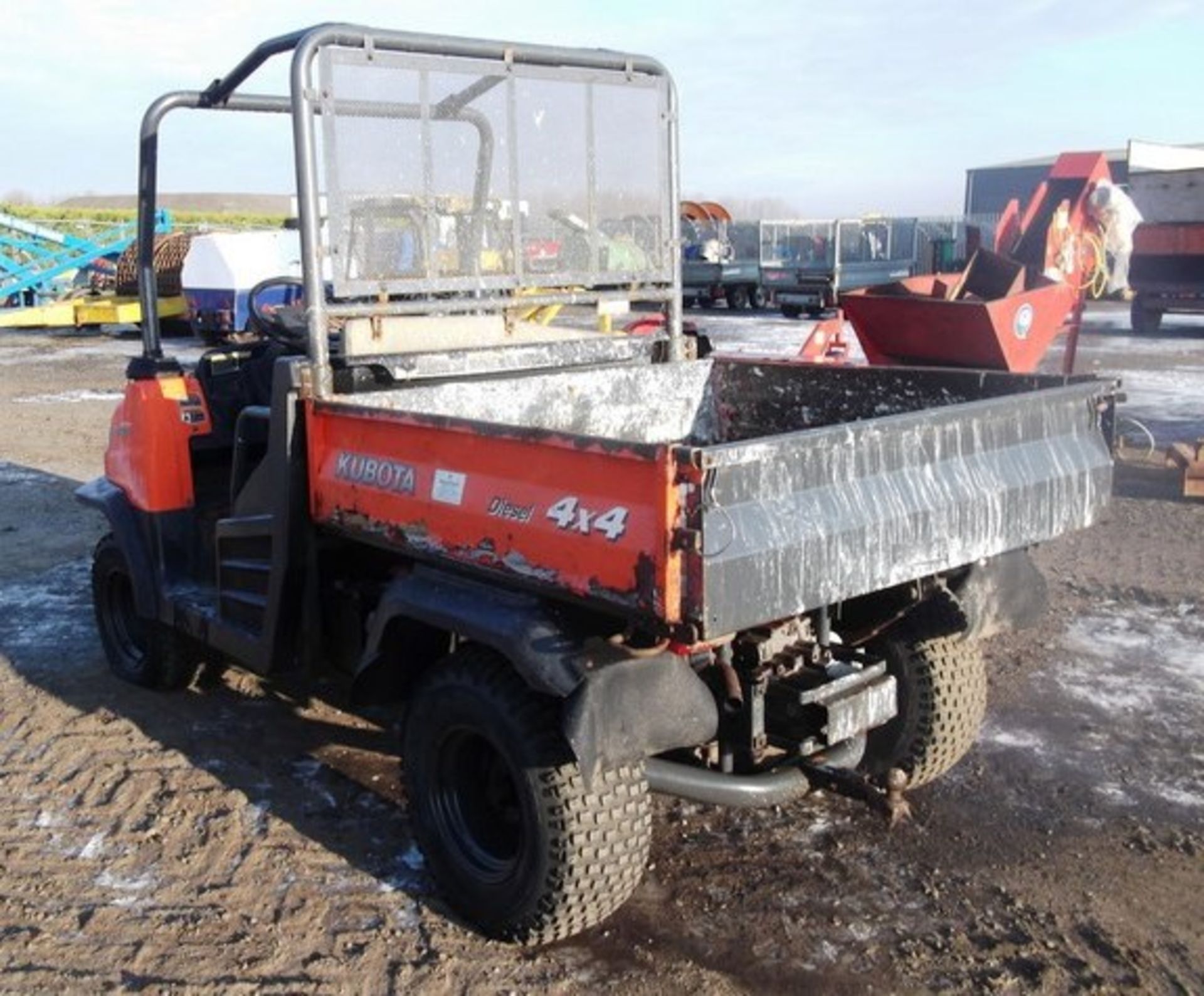 2008 KUBOTA 4X4 UTILITY CART SN61942 - Image 4 of 4