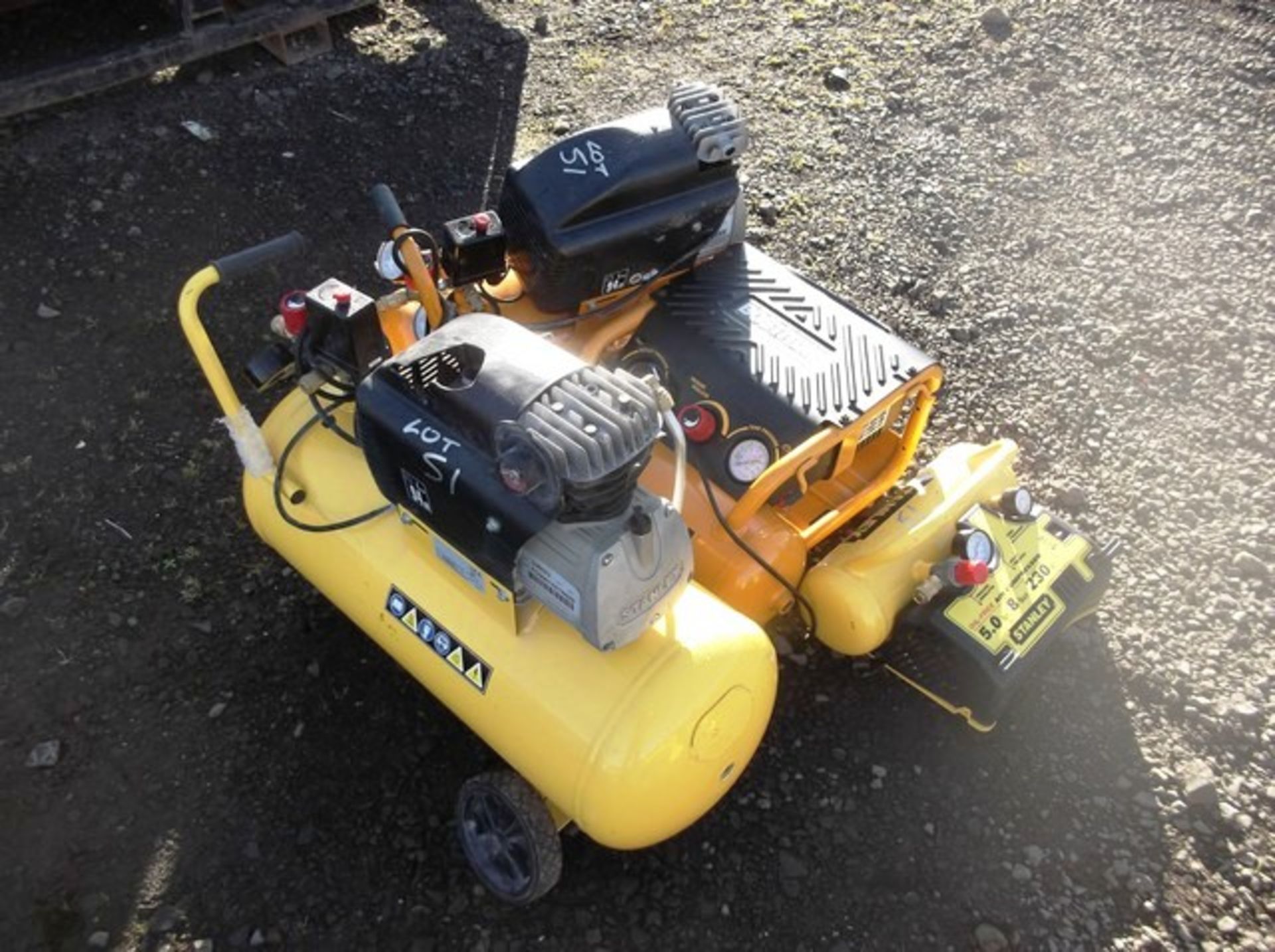 4 VARIOUS COMPRESSORS, SPARES OR REPAIR