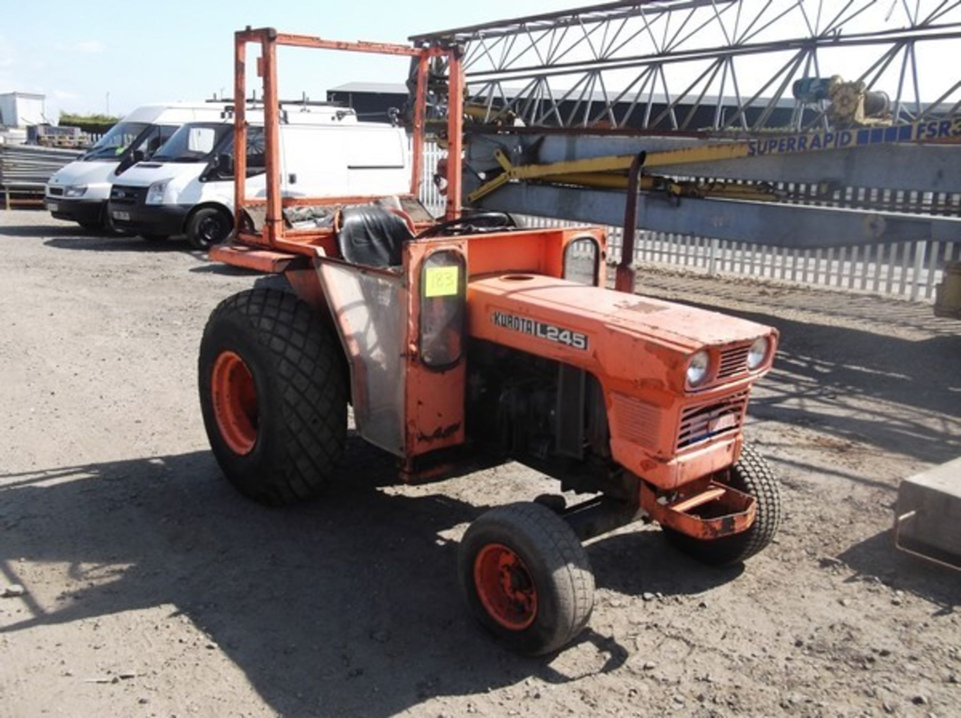 KUBOTA TRACTOR L245 SNL245 11975 ON GRASS TYRES - Image 2 of 6